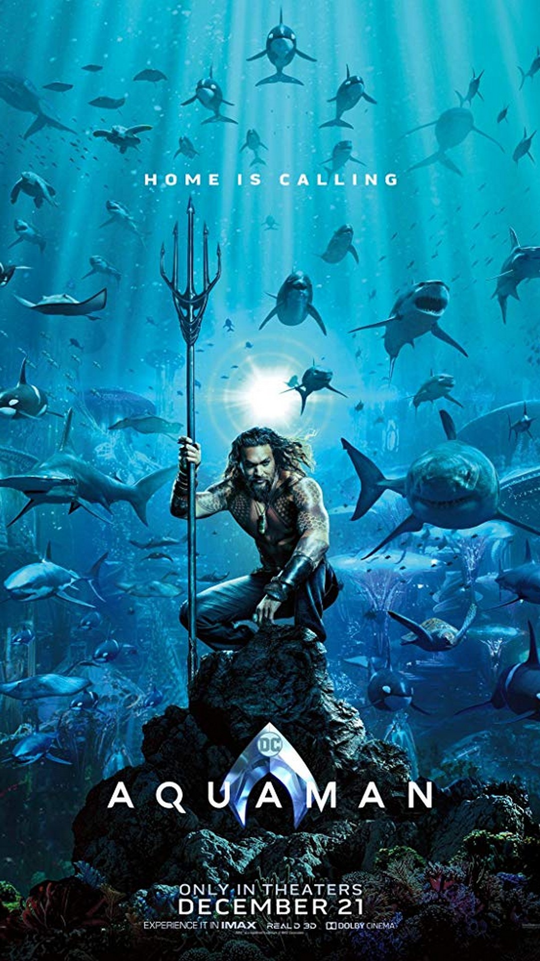 Aquaman 2018 iPhone X Wallpaper with resolution 1080x1920 pixel. You can make this wallpaper for your Mac or Windows Desktop Background, iPhone, Android or Tablet and another Smartphone device