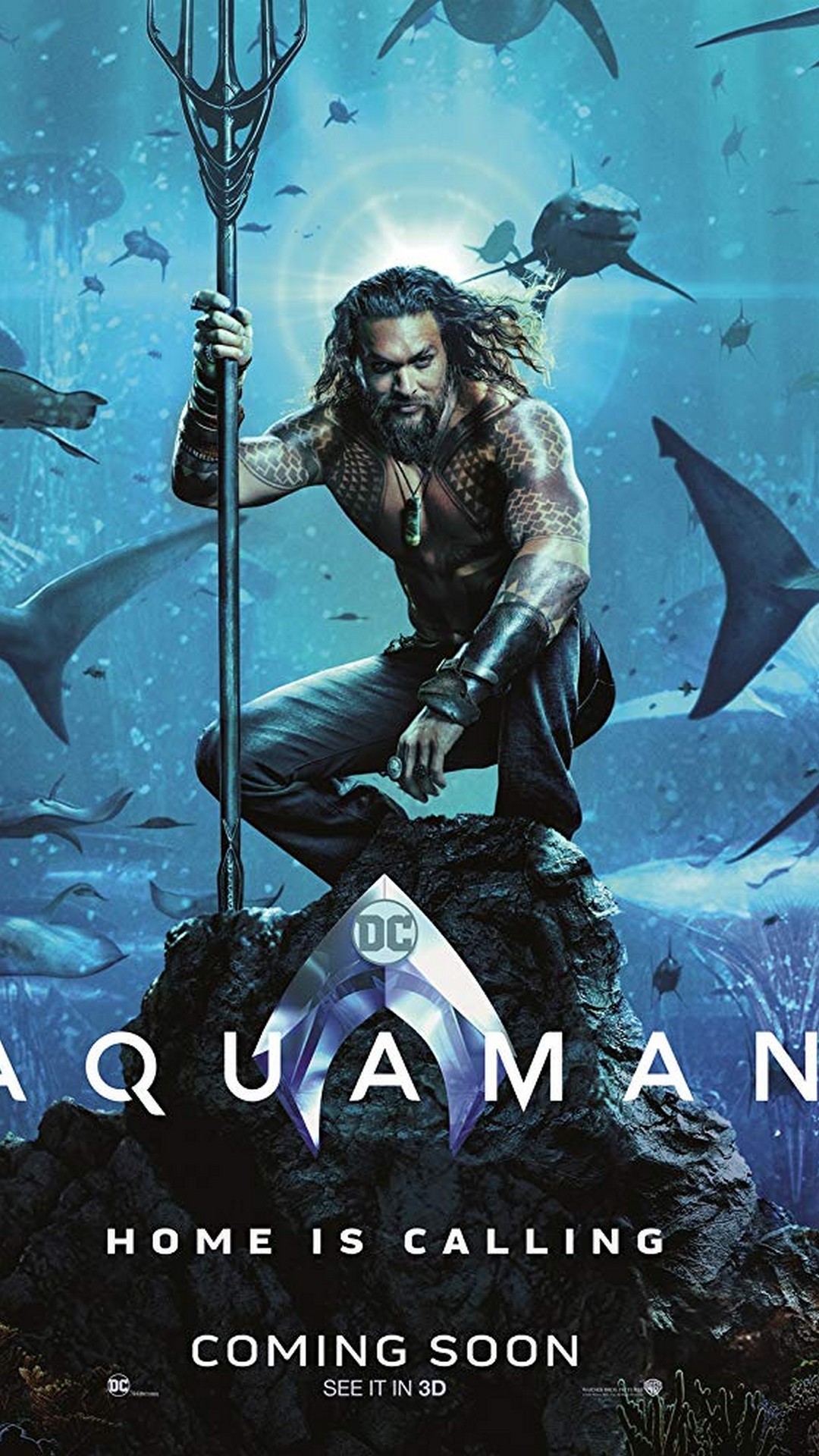 Aquaman iPhone Wallpaper with resolution 1080x1920 pixel. You can make this wallpaper for your Mac or Windows Desktop Background, iPhone, Android or Tablet and another Smartphone device
