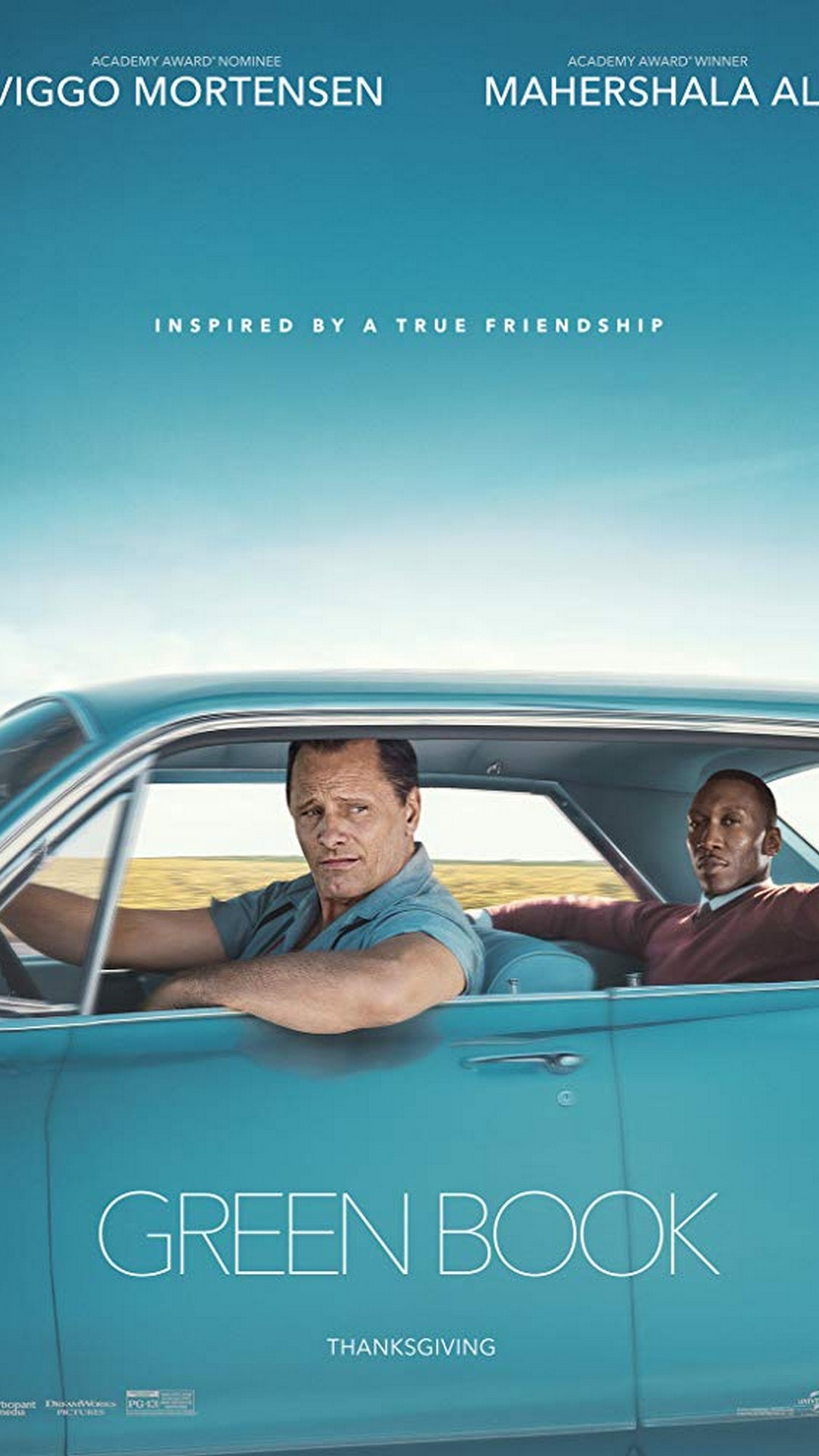 Green Book 2018 Poster with resolution 1080x1920 pixel. You can make this wallpaper for your Mac or Windows Desktop Background, iPhone, Android or Tablet and another Smartphone device
