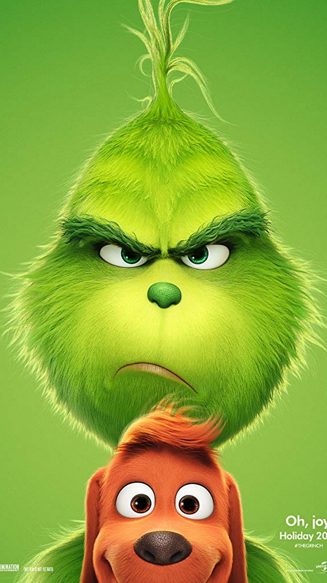 The Grinch 2018 Movie Poster With Resolution 1080X1920 pixel. You can make this wallpaper for your Mac or Windows Desktop Background, iPhone, Android or Tablet and another Smartphone device for free