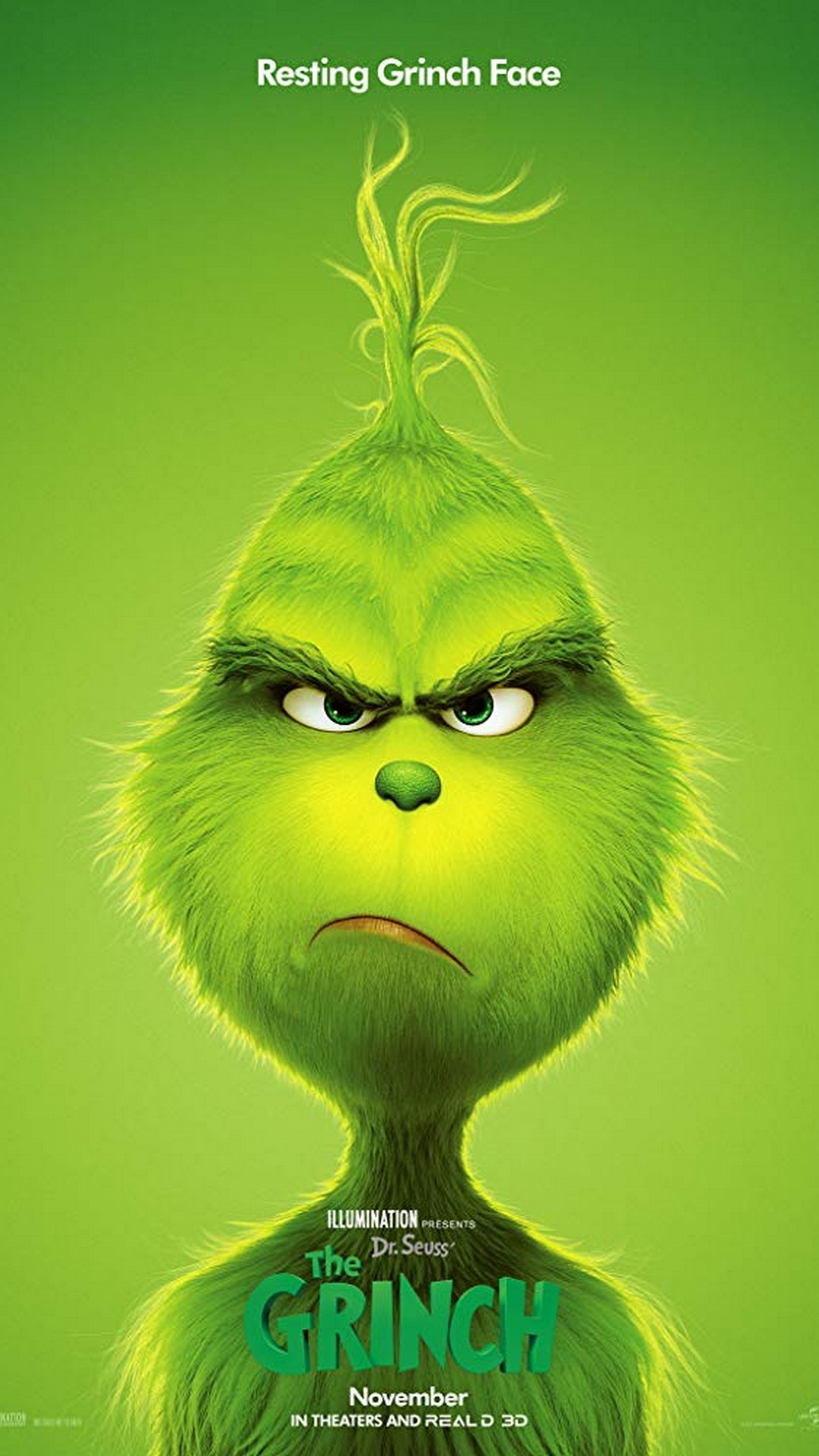 The Grinch Poster HD With Resolution 1080X1920 pixel. You can make this wallpaper for your Mac or Windows Desktop Background, iPhone, Android or Tablet and another Smartphone device for free