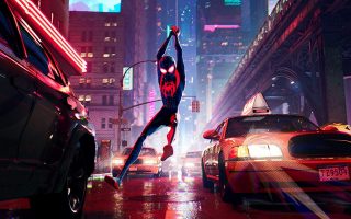 Spider-Man Into the Spider-Verse 2018 Movie Wallpaper With Resolution 1920X1080 pixel. You can make this wallpaper for your Mac or Windows Desktop Background, iPhone, Android or Tablet and another Smartphone device for free