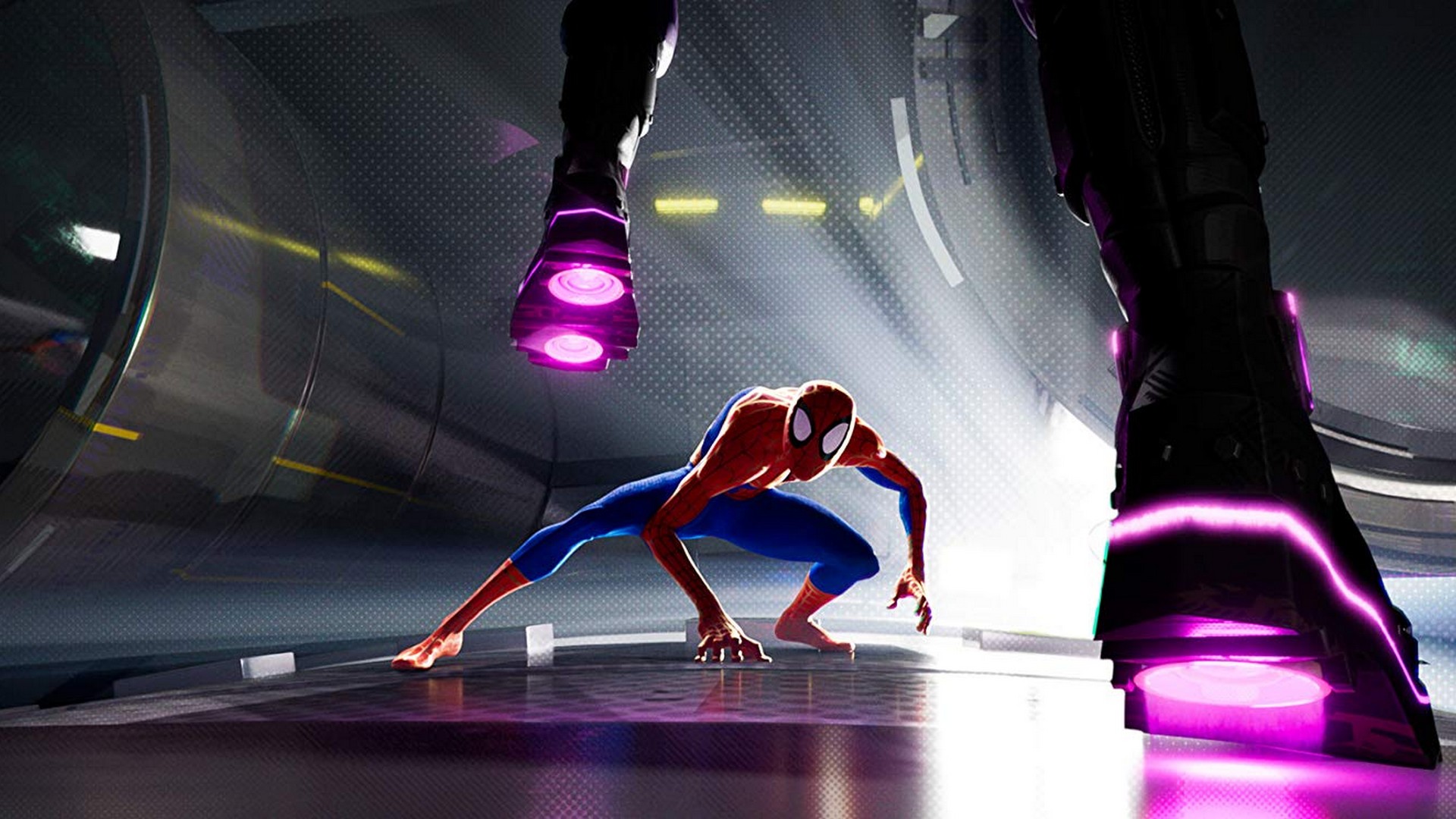 Spider-Man Into the Spider-Verse Wallpaper HD with resolution 1920x1080 pixel. You can make this wallpaper for your Mac or Windows Desktop Background, iPhone, Android or Tablet and another Smartphone device