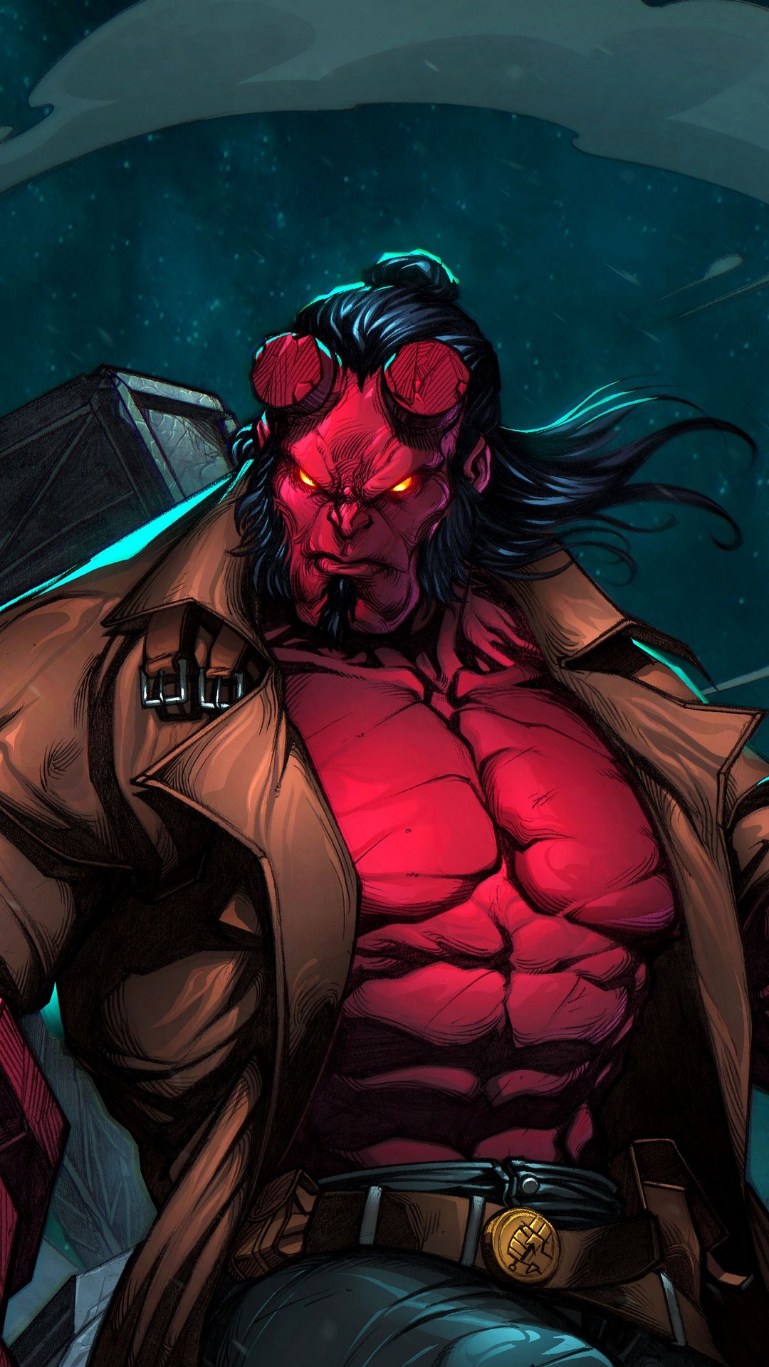 Hellboy iPhone 7 Wallpaper with high-resolution 1080x1920 pixel. You can use this poster wallpaper for your Desktop Computers, Mac Screensavers, Windows Backgrounds, iPhone Wallpapers, Tablet or Android Lock screen and another Mobile device