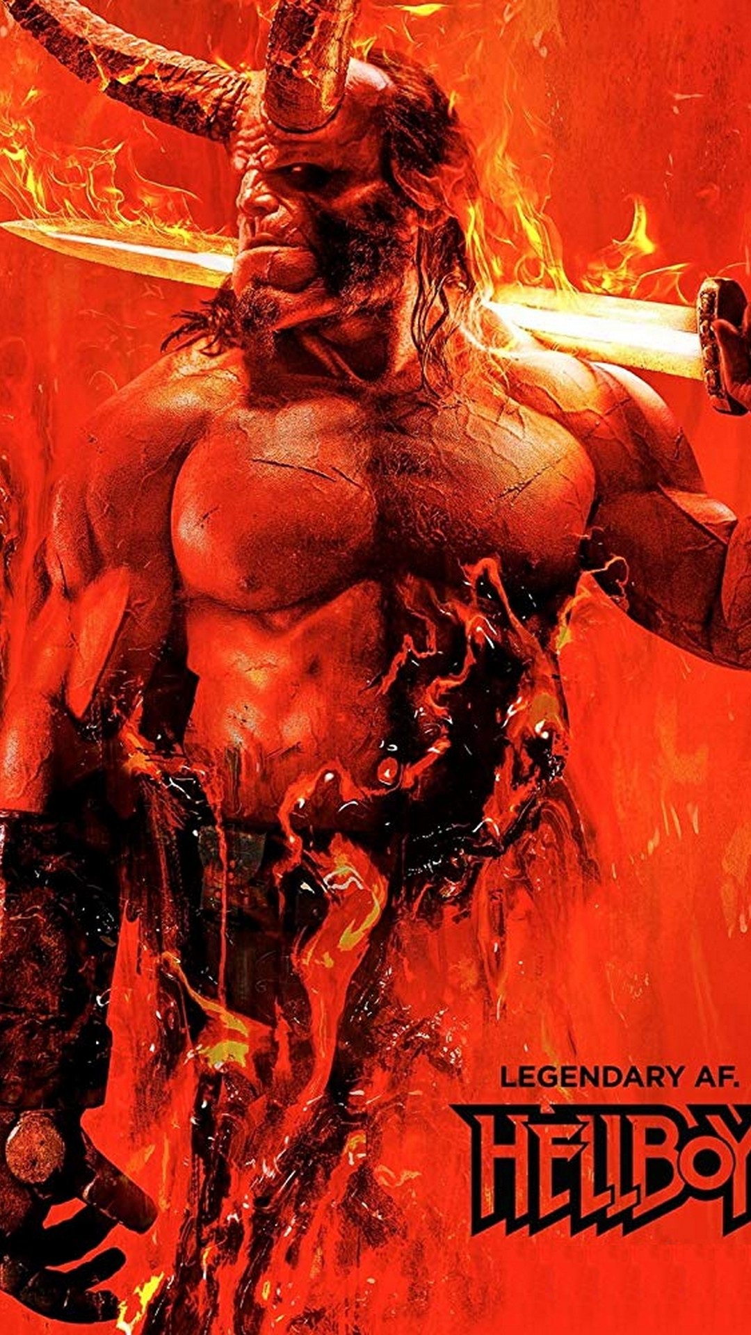 Hellboy iPhone X Wallpaper | 2020 Movie