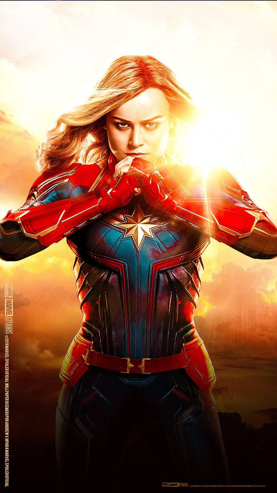 Captain Marvel 2019 Poster Movie with high-resolution 1080x1920 pixel. You can use this poster wallpaper for your Desktop Computers, Mac Screensavers, Windows Backgrounds, iPhone Wallpapers, Tablet or Android Lock screen and another Mobile device