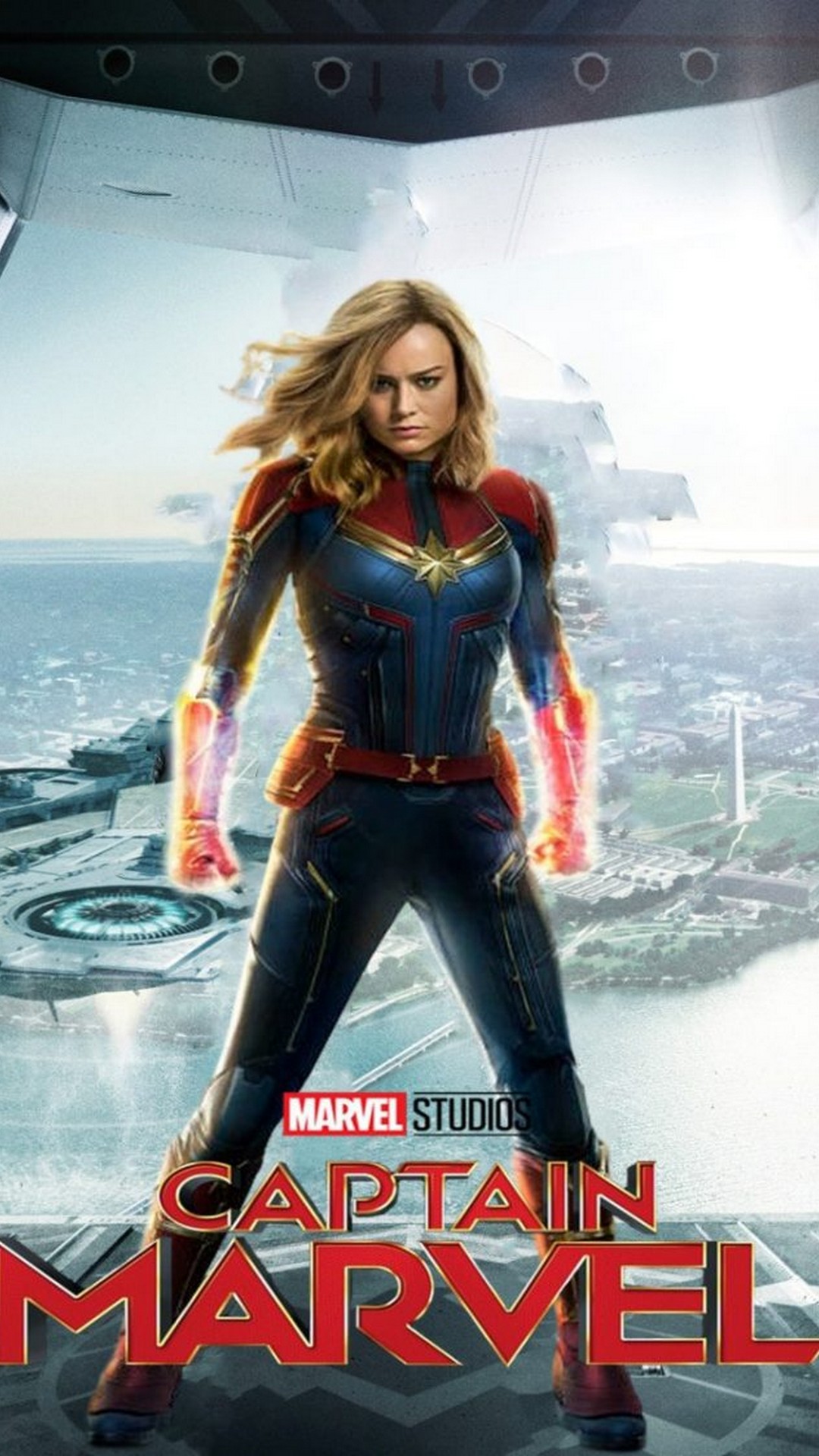 Captain Marvel 2019 Poster with high-resolution 1080x1920 pixel. You can use this poster wallpaper for your Desktop Computers, Mac Screensavers, Windows Backgrounds, iPhone Wallpapers, Tablet or Android Lock screen and another Mobile device