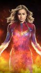 Captain Marvel 2019 iPhone 8 Wallpaper