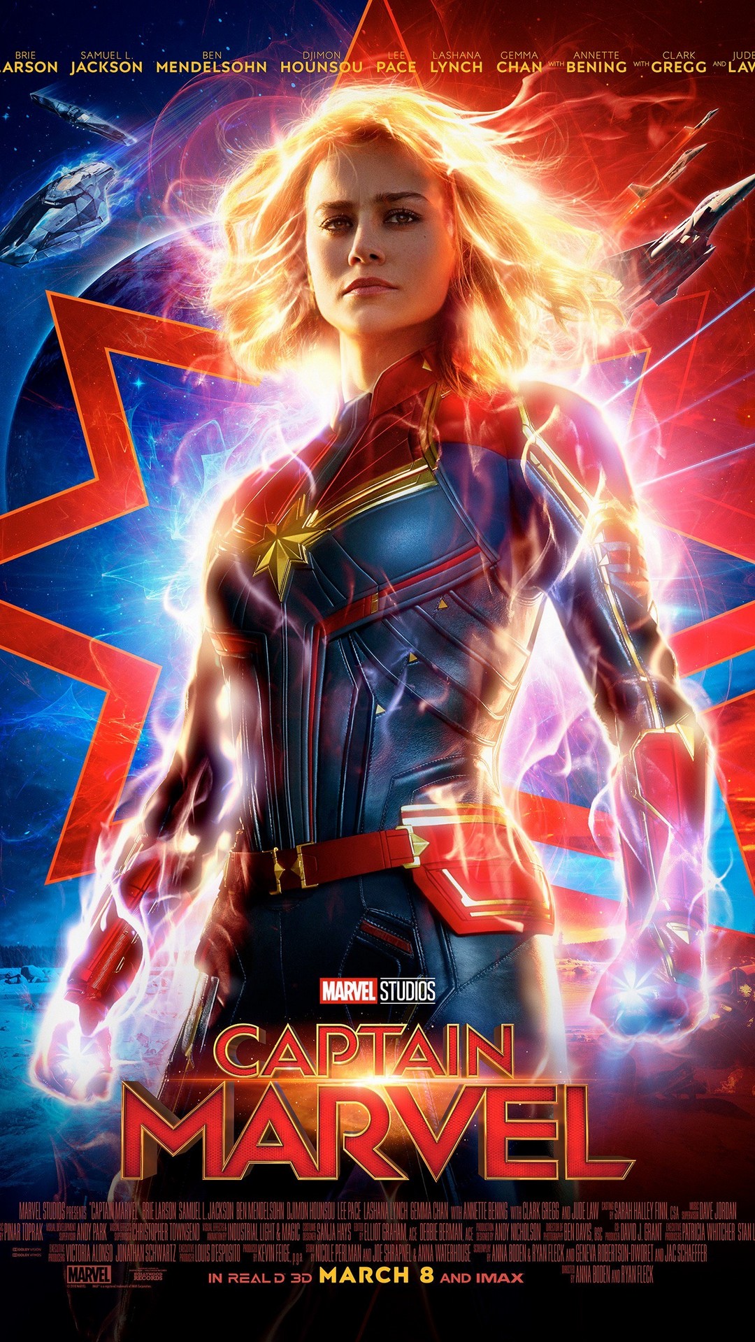 Captain Marvel 2019 iPhone Wallpaper with high-resolution 1080x1920 pixel. You can use this poster wallpaper for your Desktop Computers, Mac Screensavers, Windows Backgrounds, iPhone Wallpapers, Tablet or Android Lock screen and another Mobile device