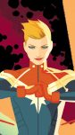 Captain Marvel Animated Poster