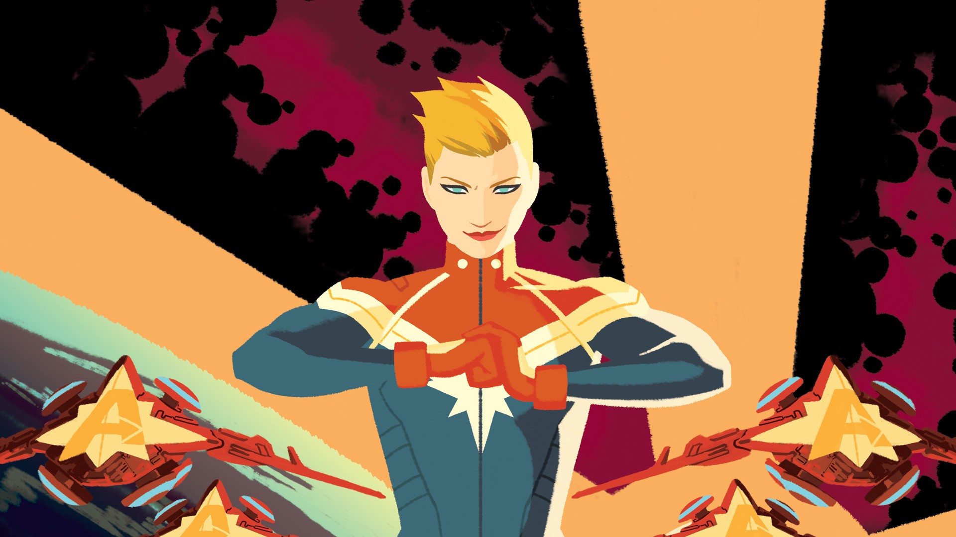 Captain Marvel Animated Poster Wallpaper with high-resolution 1920x1080 pixel. You can use this poster wallpaper for your Desktop Computers, Mac Screensavers, Windows Backgrounds, iPhone Wallpapers, Tablet or Android Lock screen and another Mobile device