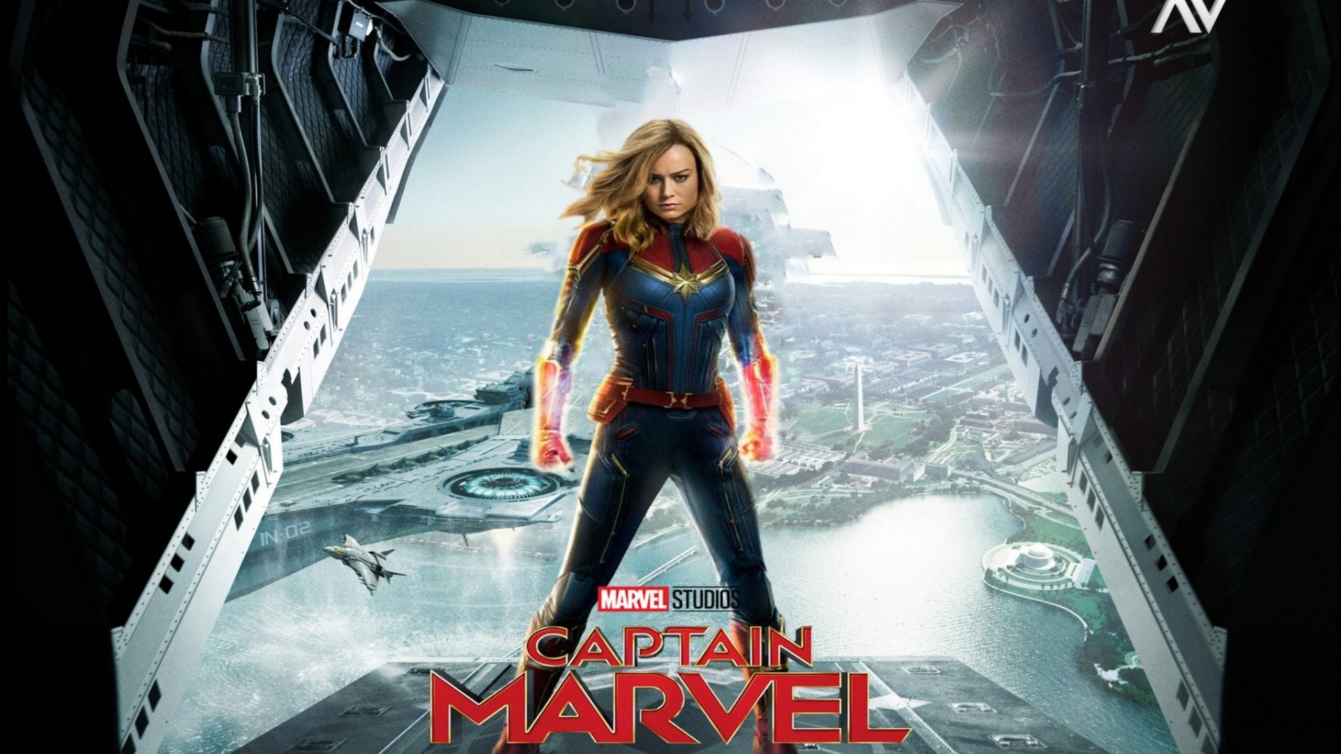 Captain Marvel Wallpaper For Desktop with high-resolution 1920x1080 pixel. You can use this poster wallpaper for your Desktop Computers, Mac Screensavers, Windows Backgrounds, iPhone Wallpapers, Tablet or Android Lock screen and another Mobile device