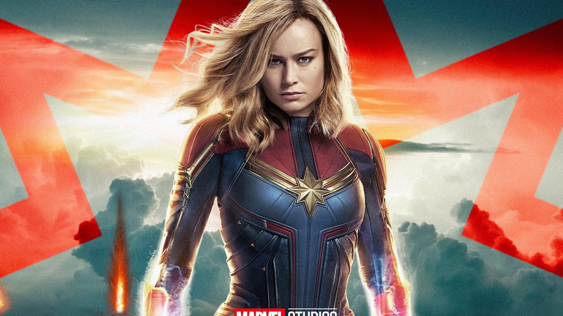Captain Marvel Wallpaper with high-resolution 1920x1080 pixel. You can use this poster wallpaper for your Desktop Computers, Mac Screensavers, Windows Backgrounds, iPhone Wallpapers, Tablet or Android Lock screen and another Mobile device