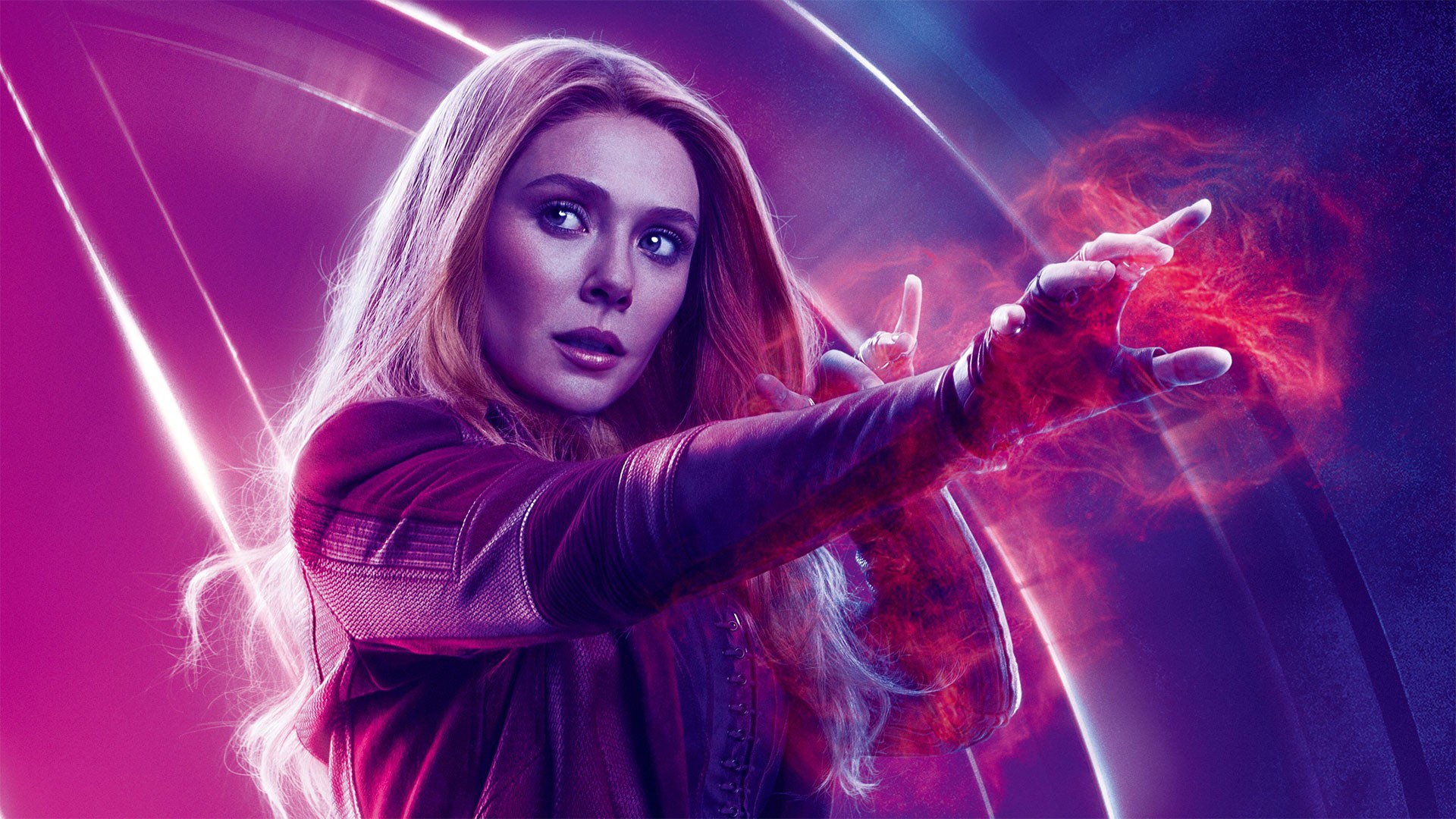 Elizabeth Olsen Scarlet Witch Avengers Endgame Wallpaper HD - 2022