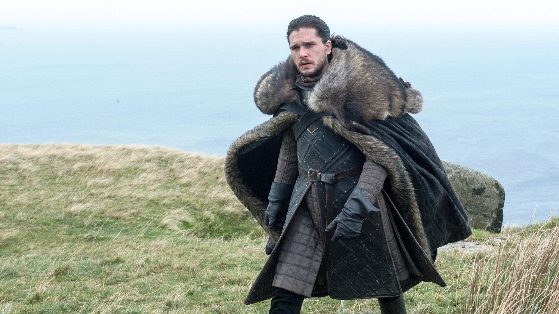 Game of Thrones Cast Kit Harington as Jon Snow Wallpaper with high-resolution 1920x1080 pixel. You can use this poster wallpaper for your Desktop Computers, Mac Screensavers, Windows Backgrounds, iPhone Wallpapers, Tablet or Android Lock screen and another Mobile device
