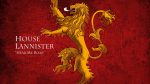 House Lannister Game of Thrones Poster Wallpaper