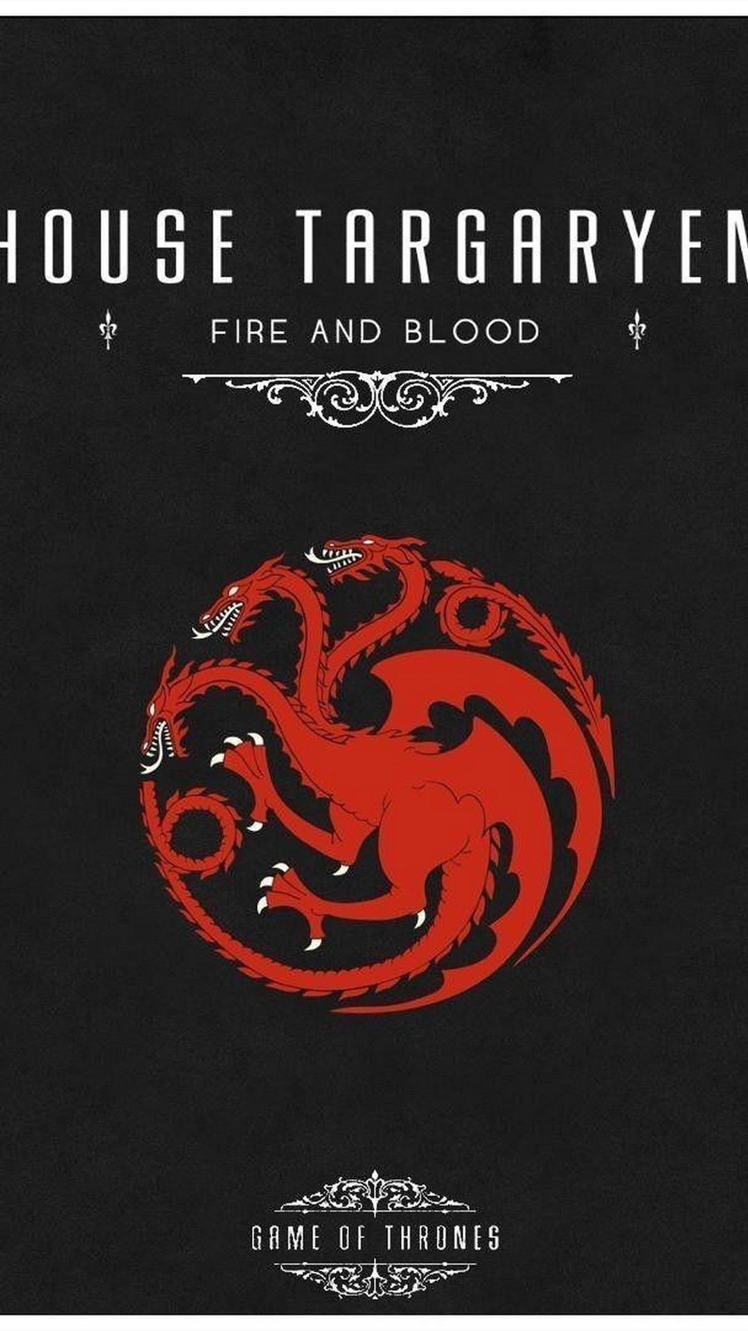 House Targaryen Game of Thrones Movie Poster with high-resolution 1080x1920 pixel. You can use this poster wallpaper for your Desktop Computers, Mac Screensavers, Windows Backgrounds, iPhone Wallpapers, Tablet or Android Lock screen and another Mobile device