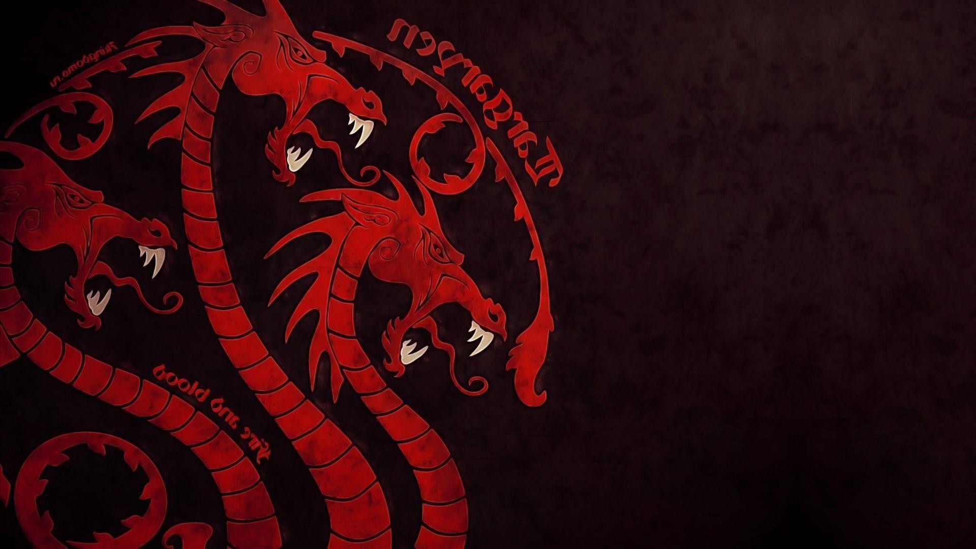 House Targaryen Game of Thrones Poster Wallpaper with high-resolution 1920x1080 pixel. You can use this poster wallpaper for your Desktop Computers, Mac Screensavers, Windows Backgrounds, iPhone Wallpapers, Tablet or Android Lock screen and another Mobile device