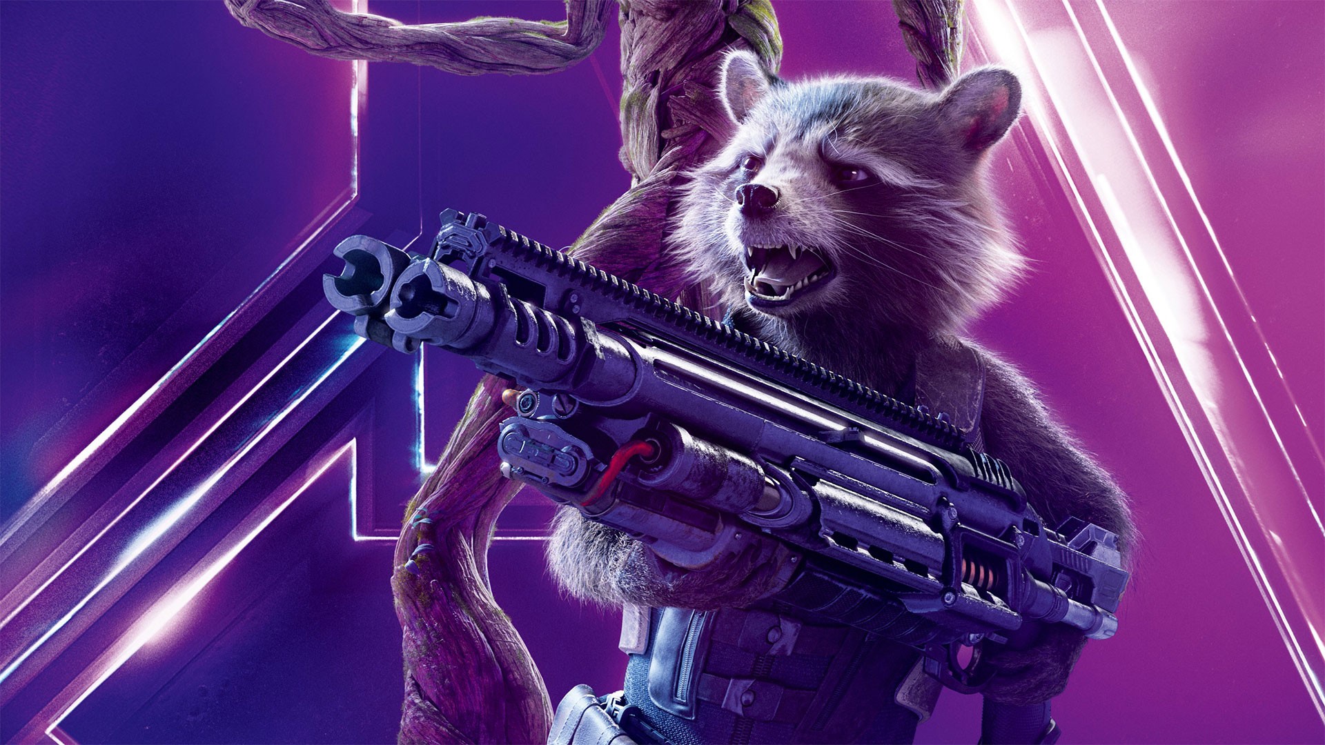 Rocket Raccoon Endgame Wallpaper 2