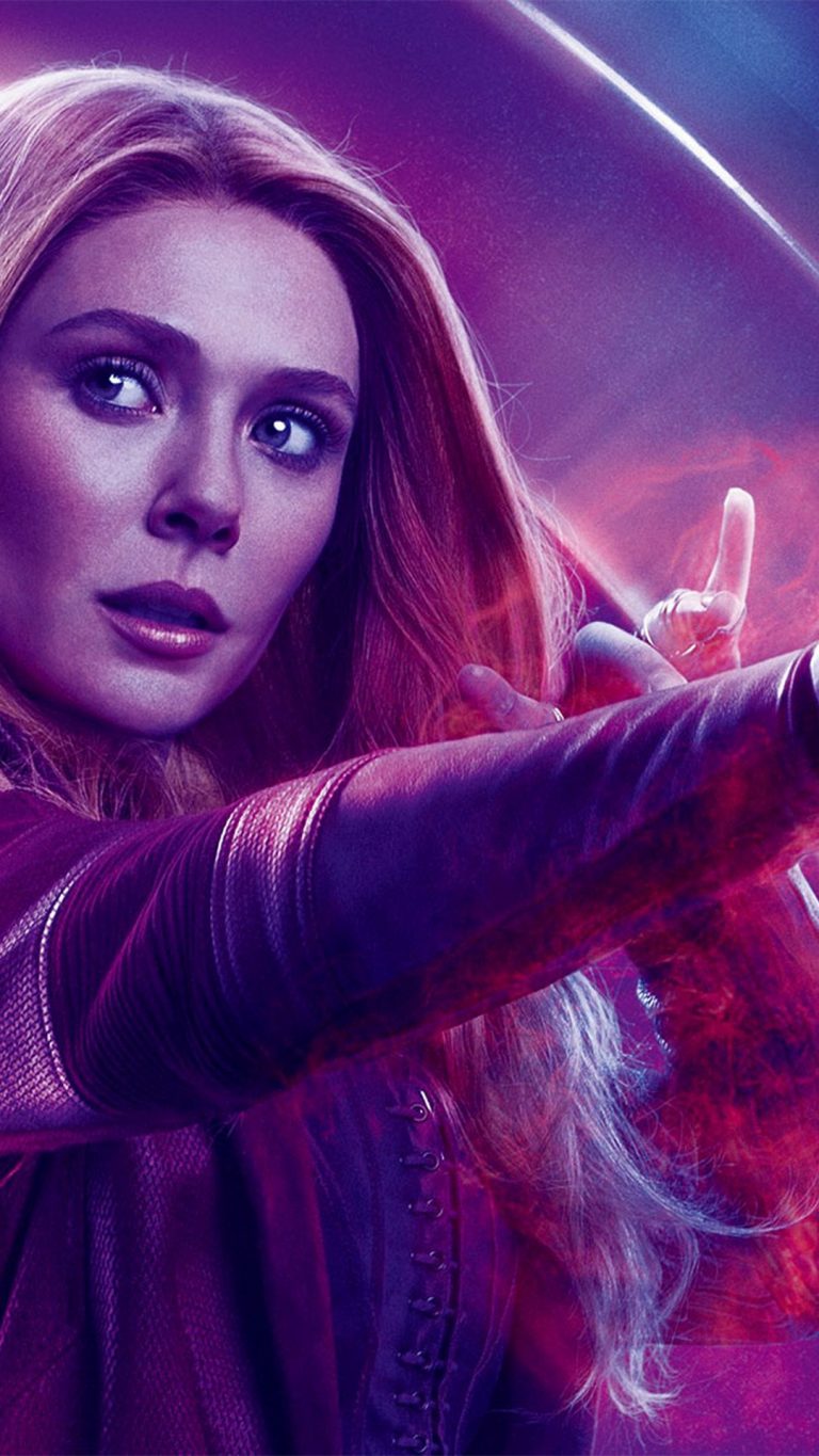 Scarlet Witch Avengers Endgame iPhone Wallpaper - 2023 Movie Poster ...
