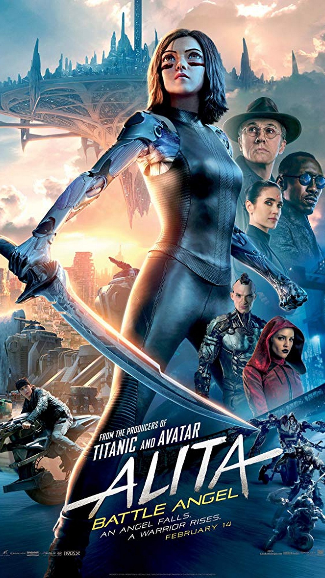 Alita Battle Angel Poster with high-resolution 1080x1920 pixel. You can use this poster wallpaper for your Desktop Computers, Mac Screensavers, Windows Backgrounds, iPhone Wallpapers, Tablet or Android Lock screen and another Mobile device