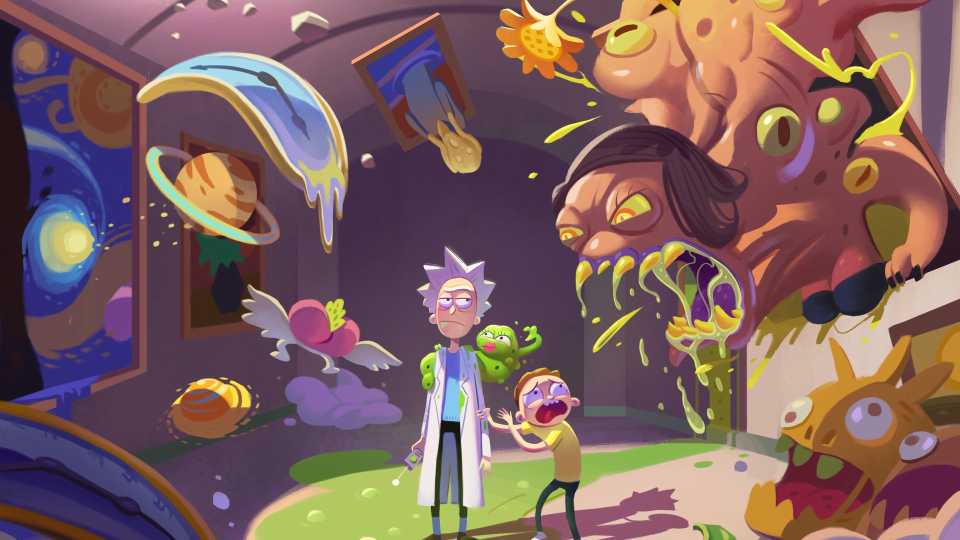 Rick and Morty Desktop Wallpapers with high-resolution 1920x1080 pixel. You can use this poster wallpaper for your Desktop Computers, Mac Screensavers, Windows Backgrounds, iPhone Wallpapers, Tablet or Android Lock screen and another Mobile device