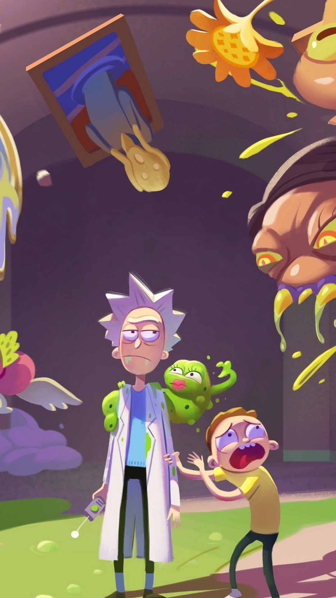 Rick and Morty iPhone 7 Wallpaper with high-resolution 1080x1920 pixel. You can use this poster wallpaper for your Desktop Computers, Mac Screensavers, Windows Backgrounds, iPhone Wallpapers, Tablet or Android Lock screen and another Mobile device