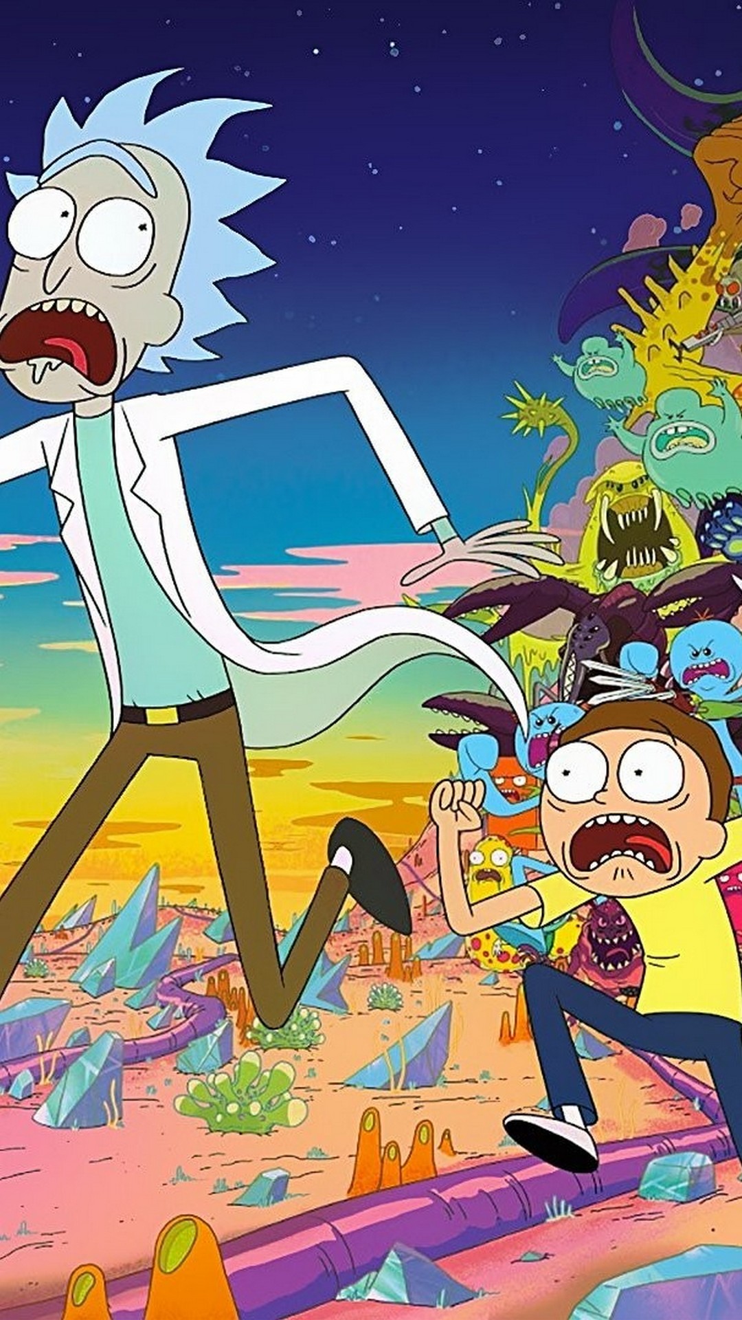 Rick and Morty iPhone Wallpaper | 2020