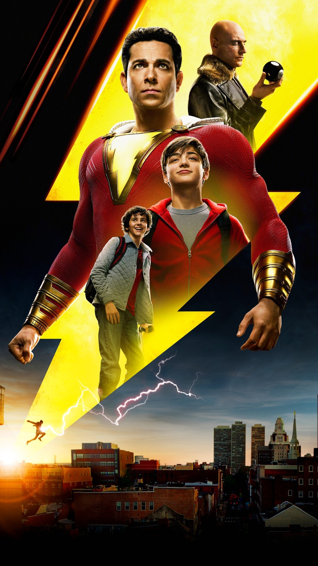 Shazam! iPhone 6 Wallpaper with high-resolution 1080x1920 pixel. You can use this poster wallpaper for your Desktop Computers, Mac Screensavers, Windows Backgrounds, iPhone Wallpapers, Tablet or Android Lock screen and another Mobile device