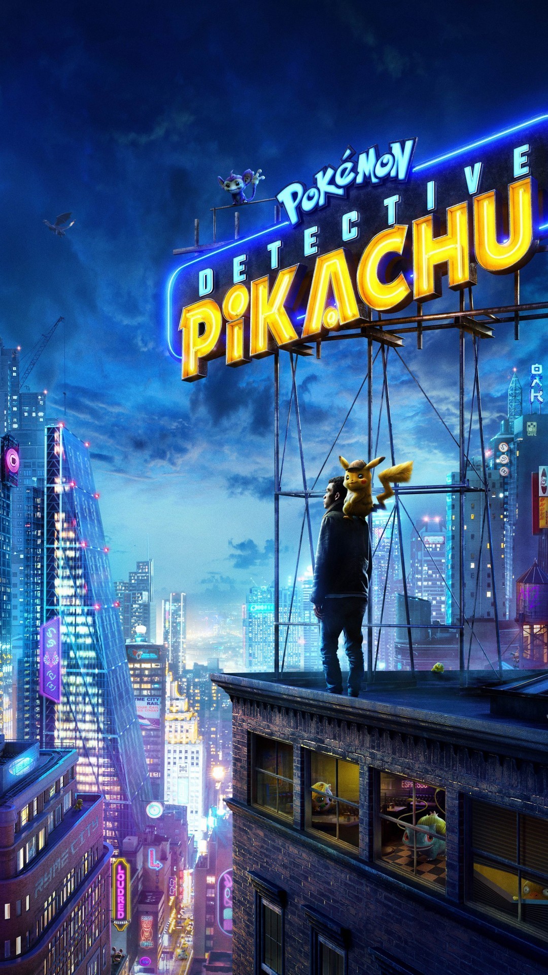 Detective Pikachu, films, new, night, nova, route, santa, square, supreme,  HD phone wallpaper