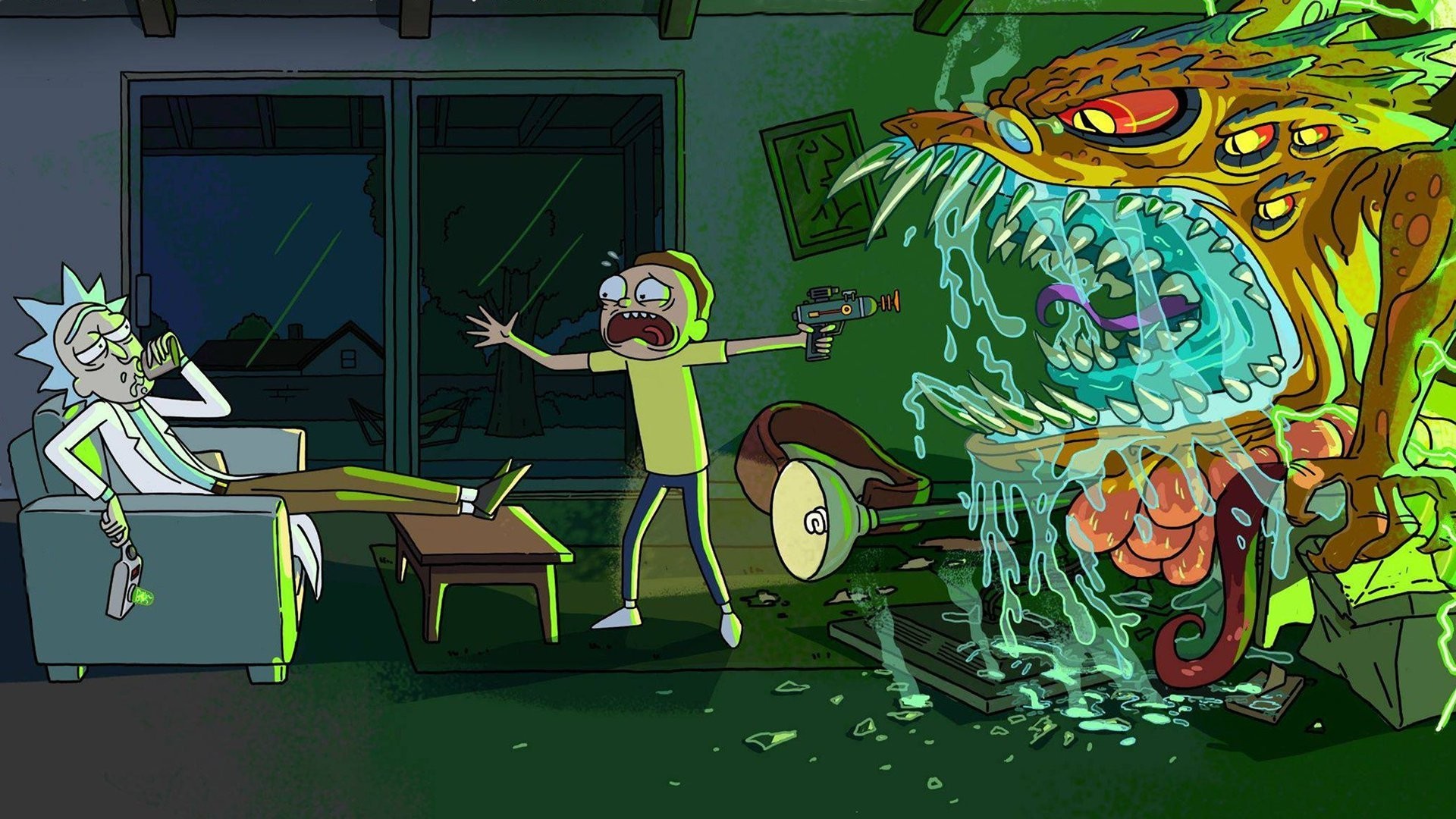Rick n Morty Wallpaper For Desktop with high-resolution 1920x1080 pixel. You can use this poster wallpaper for your Desktop Computers, Mac Screensavers, Windows Backgrounds, iPhone Wallpapers, Tablet or Android Lock screen and another Mobile device