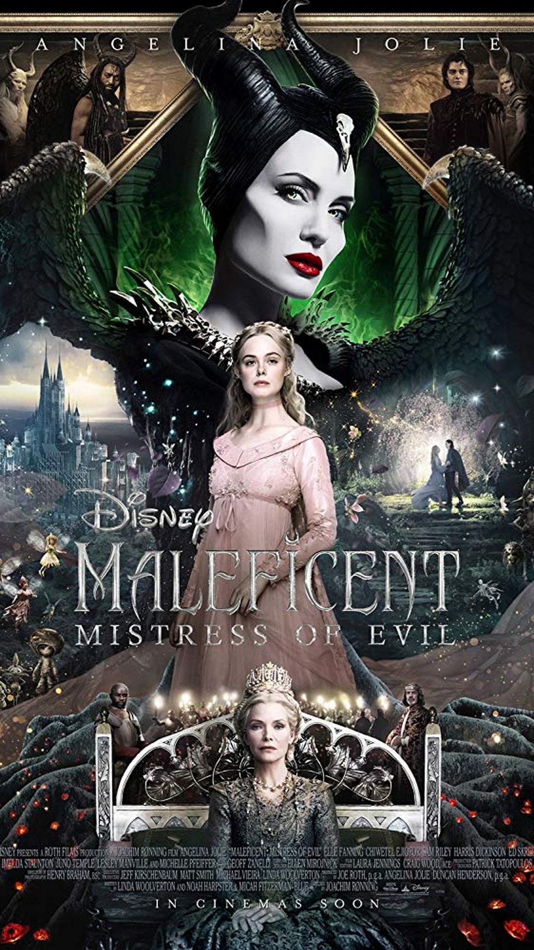 Maleficent Mistress of Evil iPhone 6 Wallpaper with high-resolution 1080x1920 pixel. You can use this poster wallpaper for your Desktop Computers, Mac Screensavers, Windows Backgrounds, iPhone Wallpapers, Tablet or Android Lock screen and another Mobile device