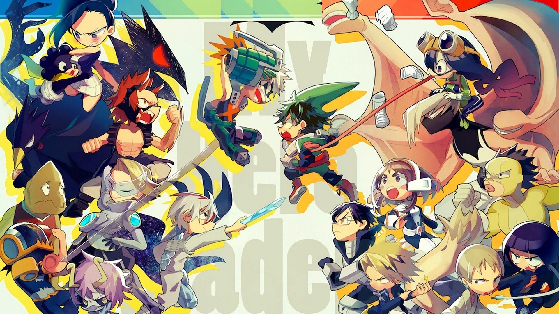 My Hero Academia Poster Wallpaper with high-resolution 1920x1080 pixel. You can use this poster wallpaper for your Desktop Computers, Mac Screensavers, Windows Backgrounds, iPhone Wallpapers, Tablet or Android Lock screen and another Mobile device