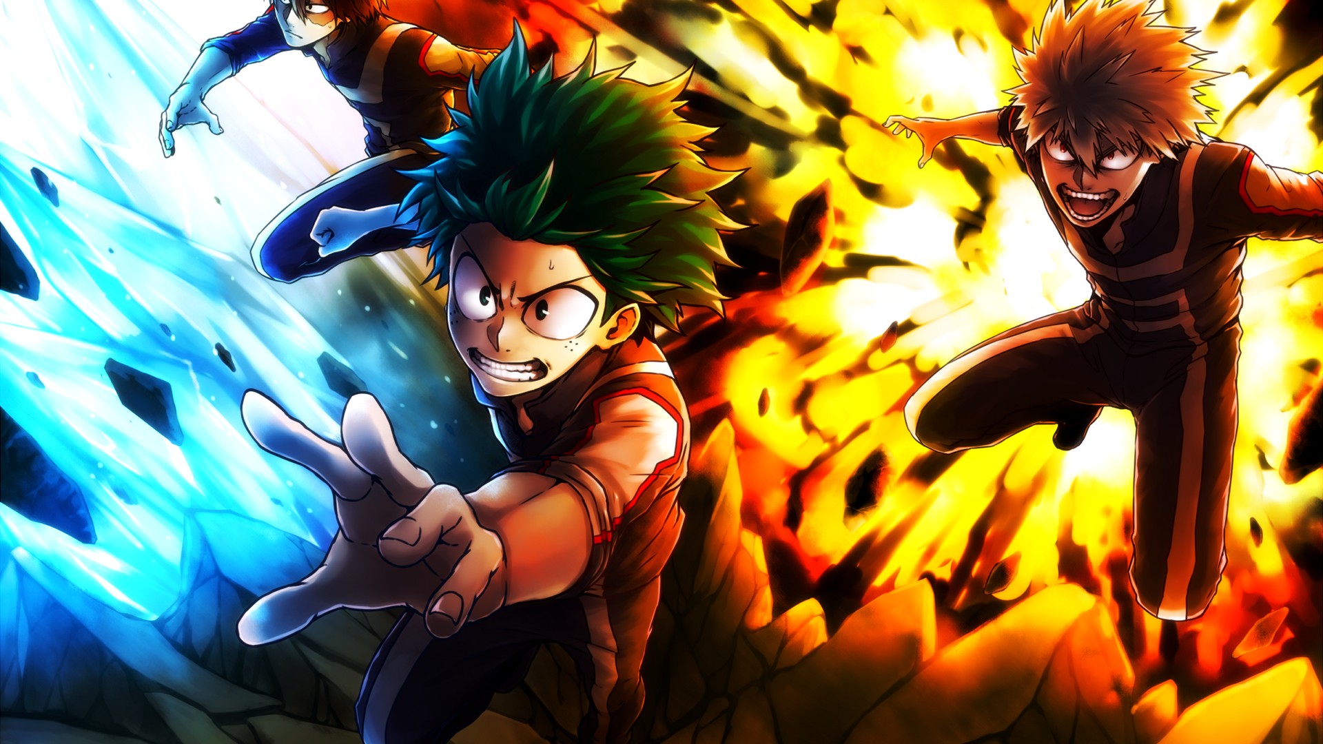 My Hero Academia Wallpaper For Desktop with high-resolution 1920x1080 pixel. You can use this poster wallpaper for your Desktop Computers, Mac Screensavers, Windows Backgrounds, iPhone Wallpapers, Tablet or Android Lock screen and another Mobile device