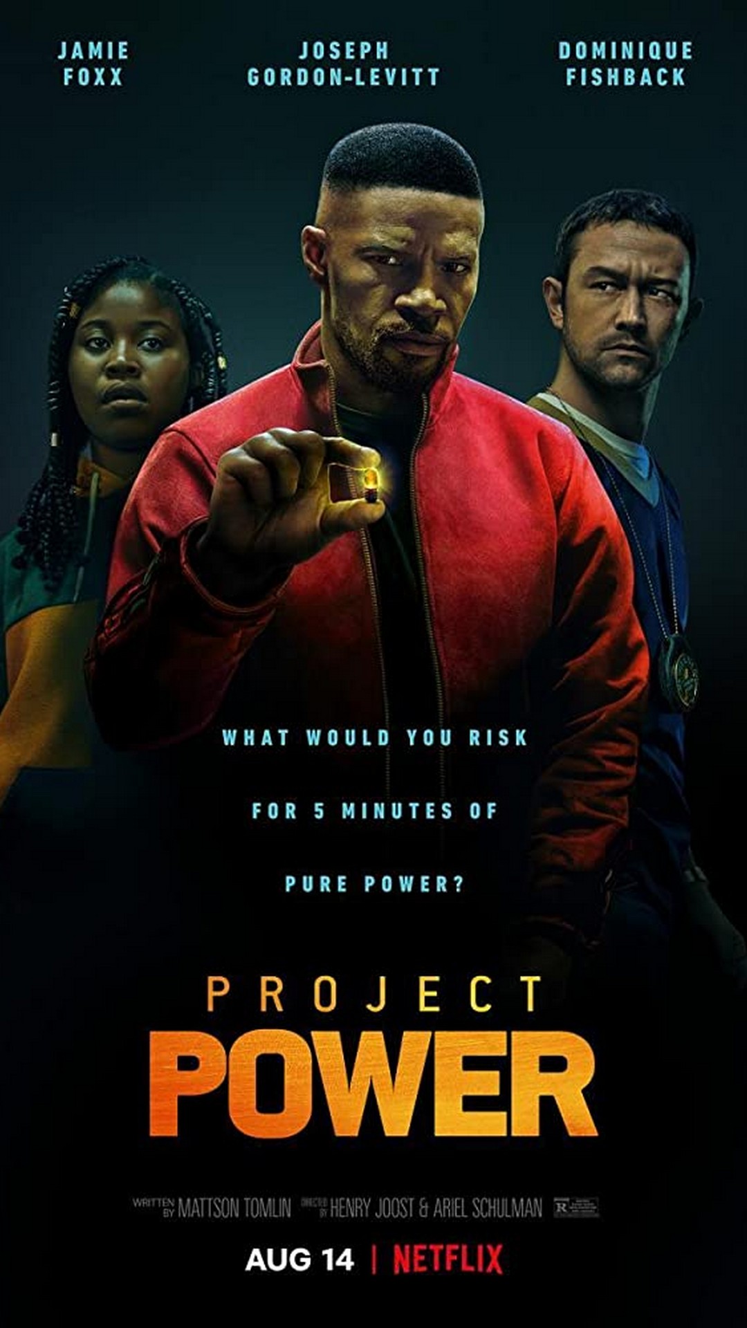 Project Power Movie Poster with high-resolution 1080x1920 pixel. You can use this poster wallpaper for your Desktop Computers, Mac Screensavers, Windows Backgrounds, iPhone Wallpapers, Tablet or Android Lock screen and another Mobile device