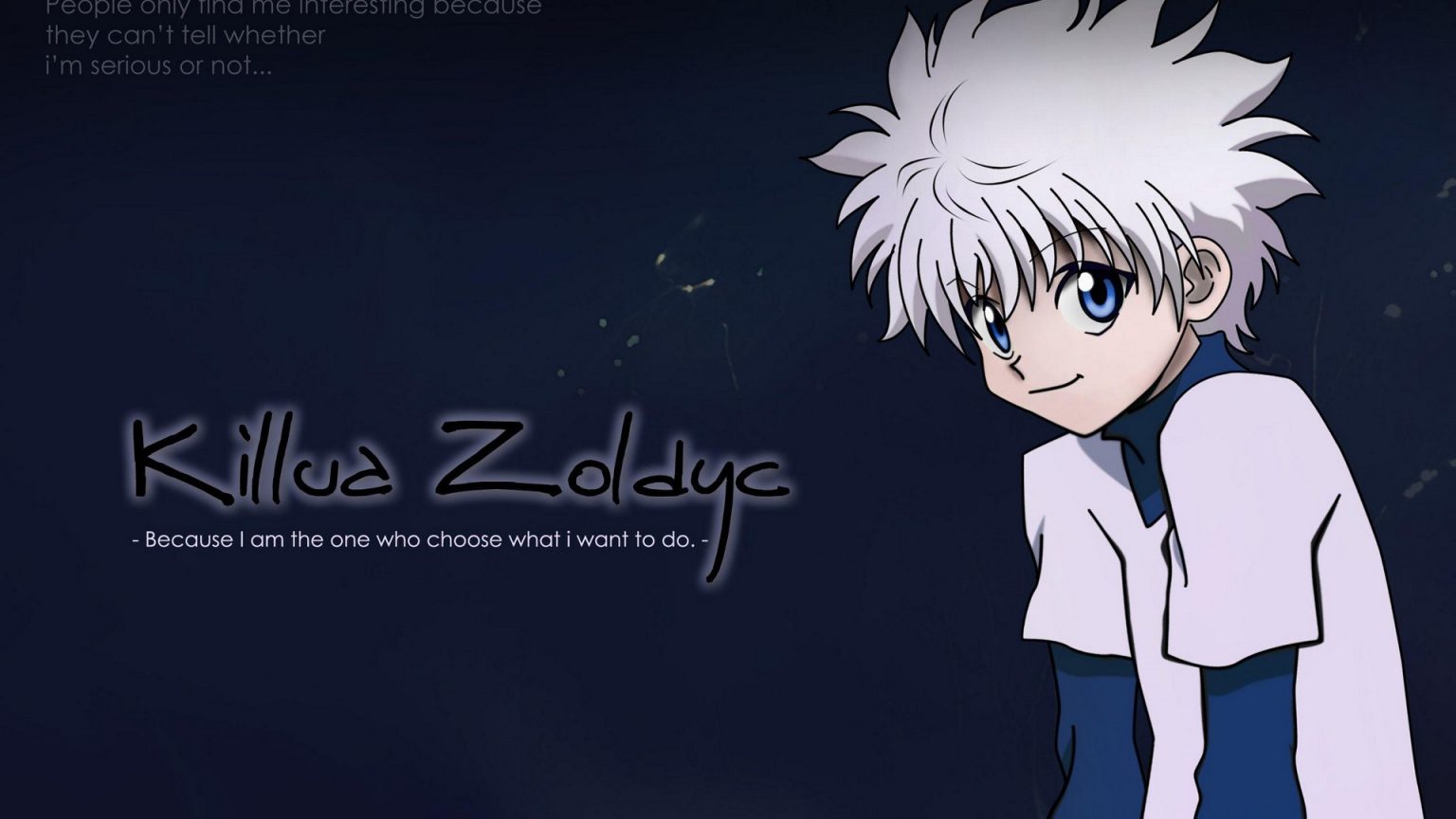 Killua landscape обои на пк