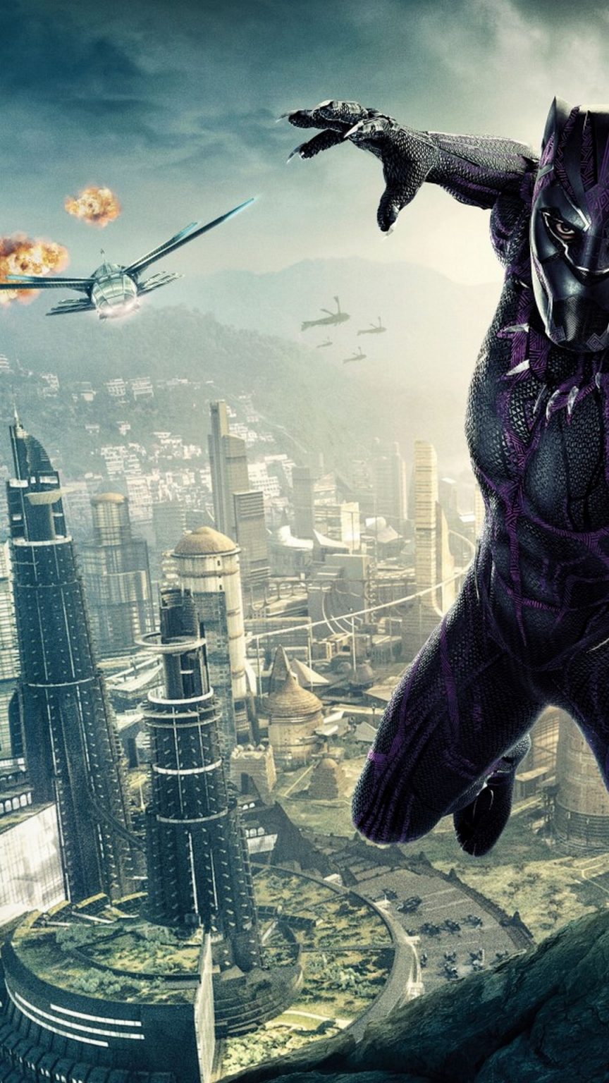 Black Panther Superhero Full Movie Poster - 2024 Movie Poster Wallpaper HD