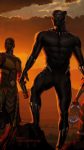 Black Panther Superhero iPhone X Wallpaper