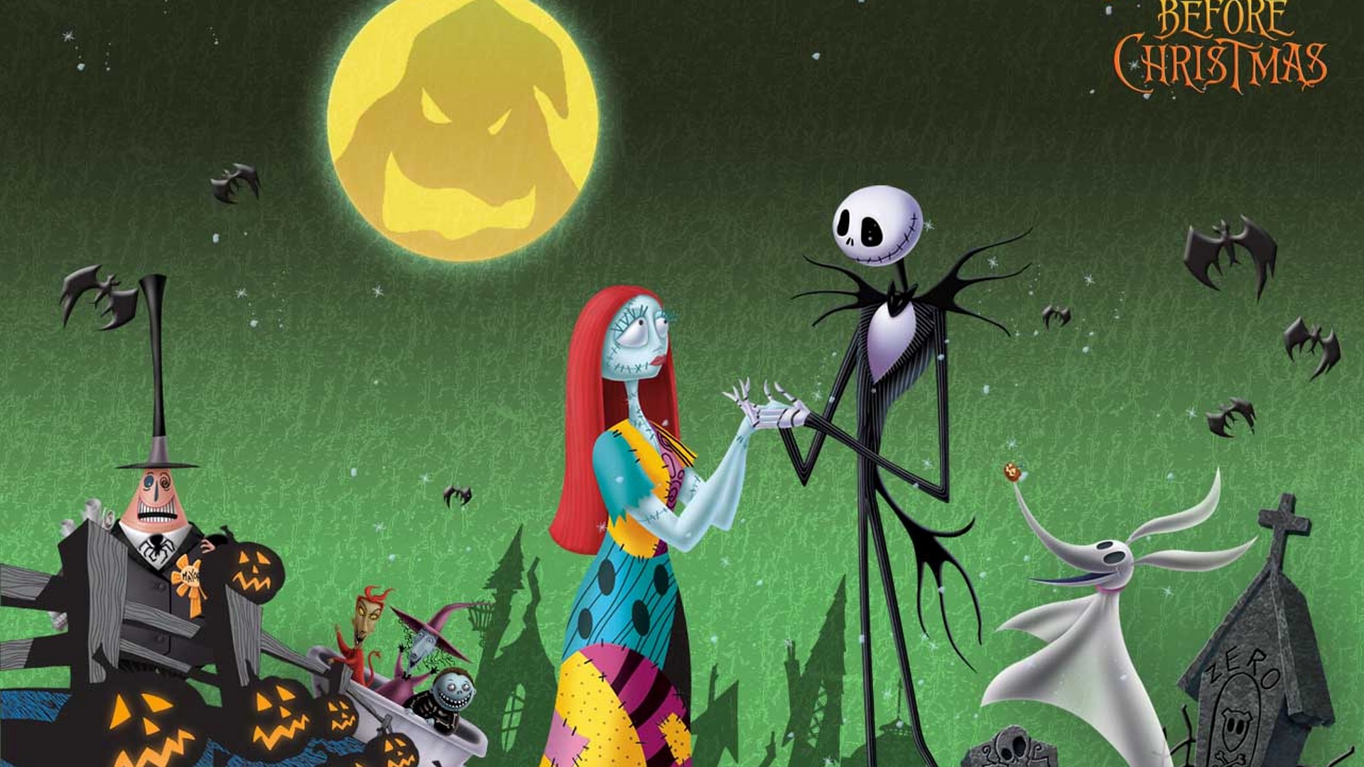 Nightmare Before Christmas Backgrounds with high-resolution 1920x1080 pixel. You can use this poster wallpaper for your Desktop Computers, Mac Screensavers, Windows Backgrounds, iPhone Wallpapers, Tablet or Android Lock screen and another Mobile device